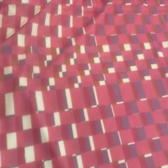 NWT Pink/Purple Prism Check BP Mini Skirt, size 1X - Picture 2 of 5